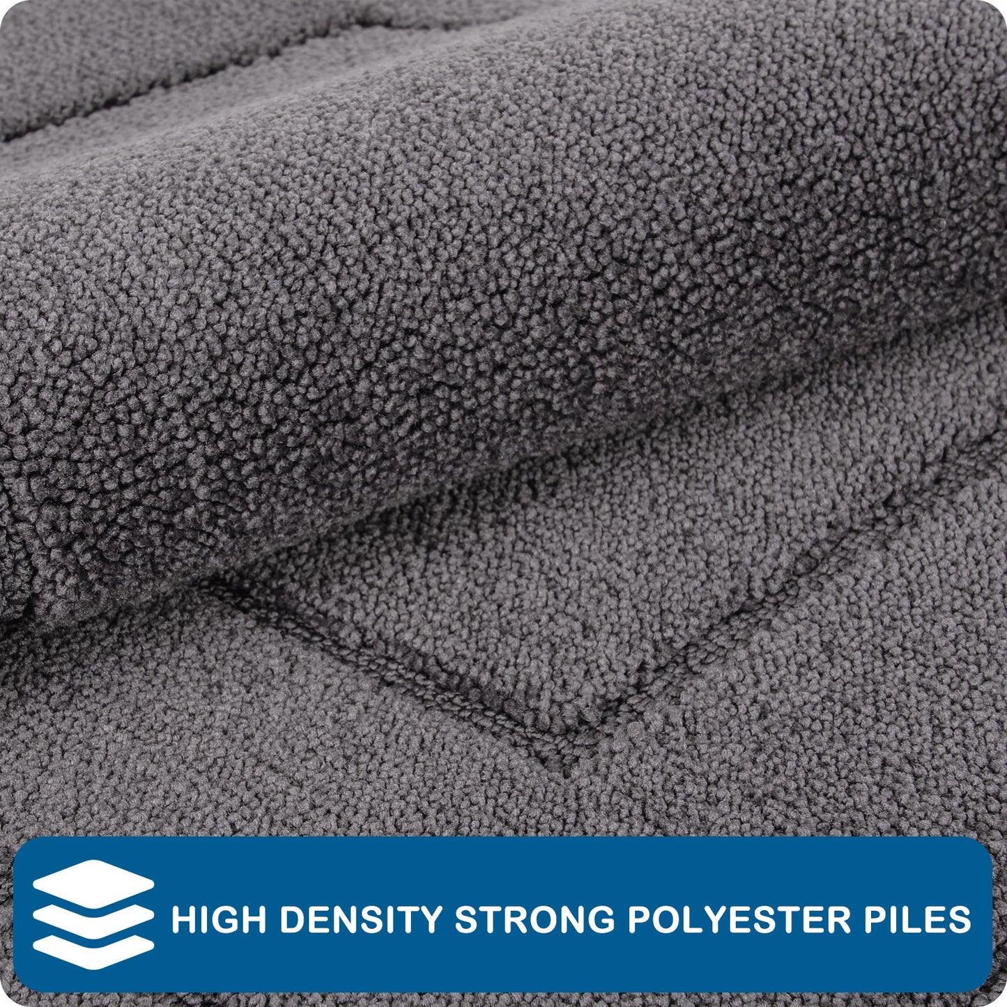 PURRUGS Machine Washable Kitchen Rug, Non-Slip/Skid Kitchen Runner Rug & Floor Mats, Super Absorbent Soft Standing Mats for Kitchen, Sink & Laundry