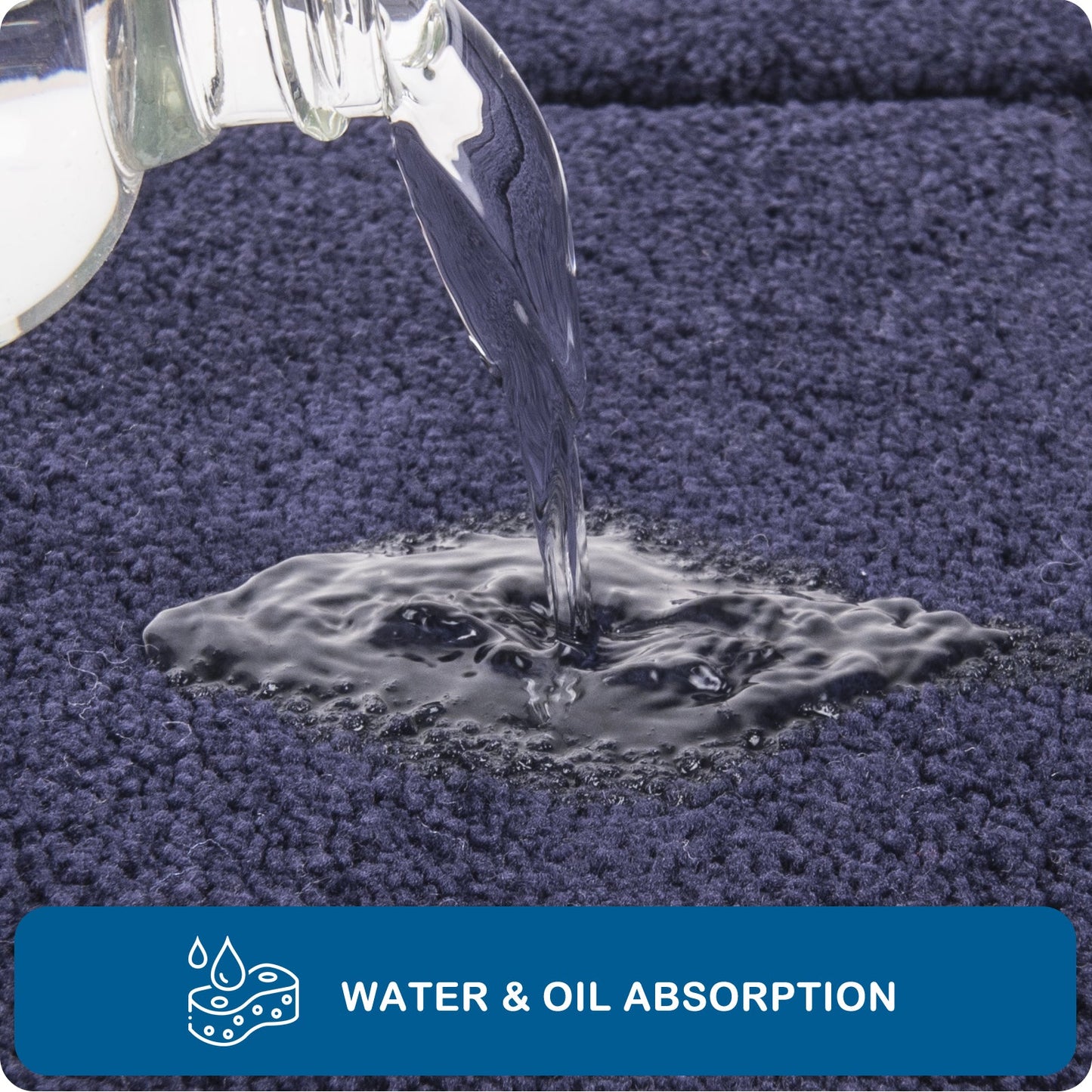 PURRUGS Machine Washable Kitchen Rug, Non-Slip/Skid Kitchen Runner Rug & Floor Mats, Super Absorbent Soft Standing Mats for Kitchen, Sink & Laundry