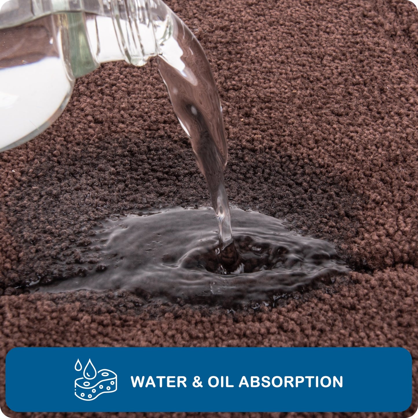 PURRUGS Machine Washable Kitchen Rug, Non-Slip/Skid Kitchen Runner Rug & Floor Mats, Super Absorbent Soft Standing Mats for Kitchen, Sink & Laundry