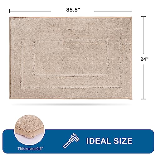 PURRUGS Machine Washable Kitchen Rug, Non-Slip/Skid Kitchen Runner Rug & Floor Mats, Super Absorbent Soft Standing Mats for Kitchen, Sink & Laundry
