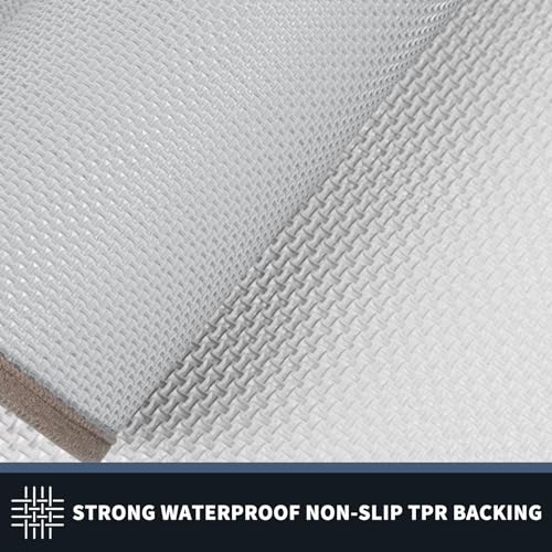 PURRUGS Dirt Trapper Door Mat, Non-Slip/Skid Machine Washable Entryway Rug, Shoes Scraper, Area Rug, Super Absorbent Welcome Mat for Muddy Wet Shoes and Paws