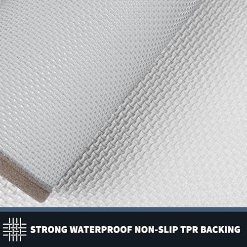 PURRUGS Dirt Trapper Door Mat, Non-Slip/Skid Machine Washable Entryway Rug, Shoes Scraper, Throw Rug, Super Absorbent Area Rug for Muddy Wet Shoes and Paws