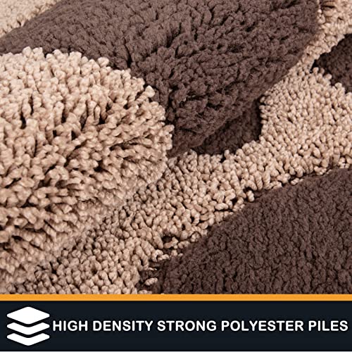 PURRUGS Dirt Trapper Door Mat, Non-Skid/Slip Machine Washable Microfiber Entryway Rug, Dog Door Mat, Super Absorbent Welcome Mat for Muddy Wet Shoes and Paws