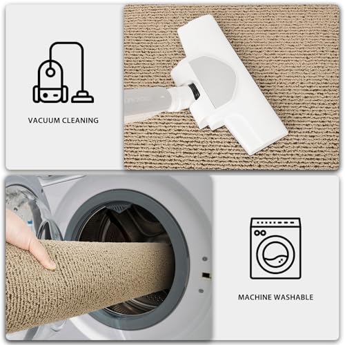 PURRUGS Machine Washable Kitchen Rug, Non-Slip/Skid Kitchen Runner Rugs & Floor Mats, Super Absorbent Soft Area Rugs for Sink, Kitchen & Laundry