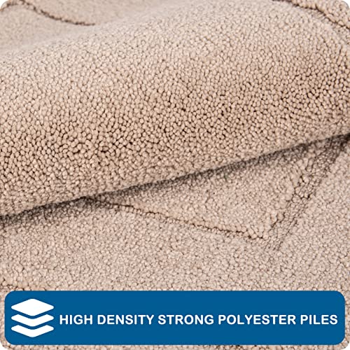 PURRUGS Machine Washable Kitchen Rug, Non-Slip/Skid Kitchen Runner Rug & Floor Mats, Super Absorbent Soft Standing Mats for Kitchen, Sink & Laundry