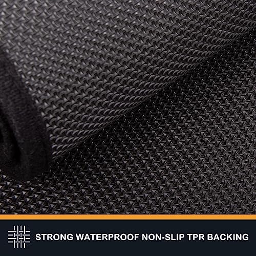 PURRUGS Dirt Trapper Door Mat, Non-Slip Machine Washable Entry Rug, Shoe Scraper, Dog Door Mat, Super Absorbent Welcome Mat for Front & Back Door, Muddy Shoes & Paws