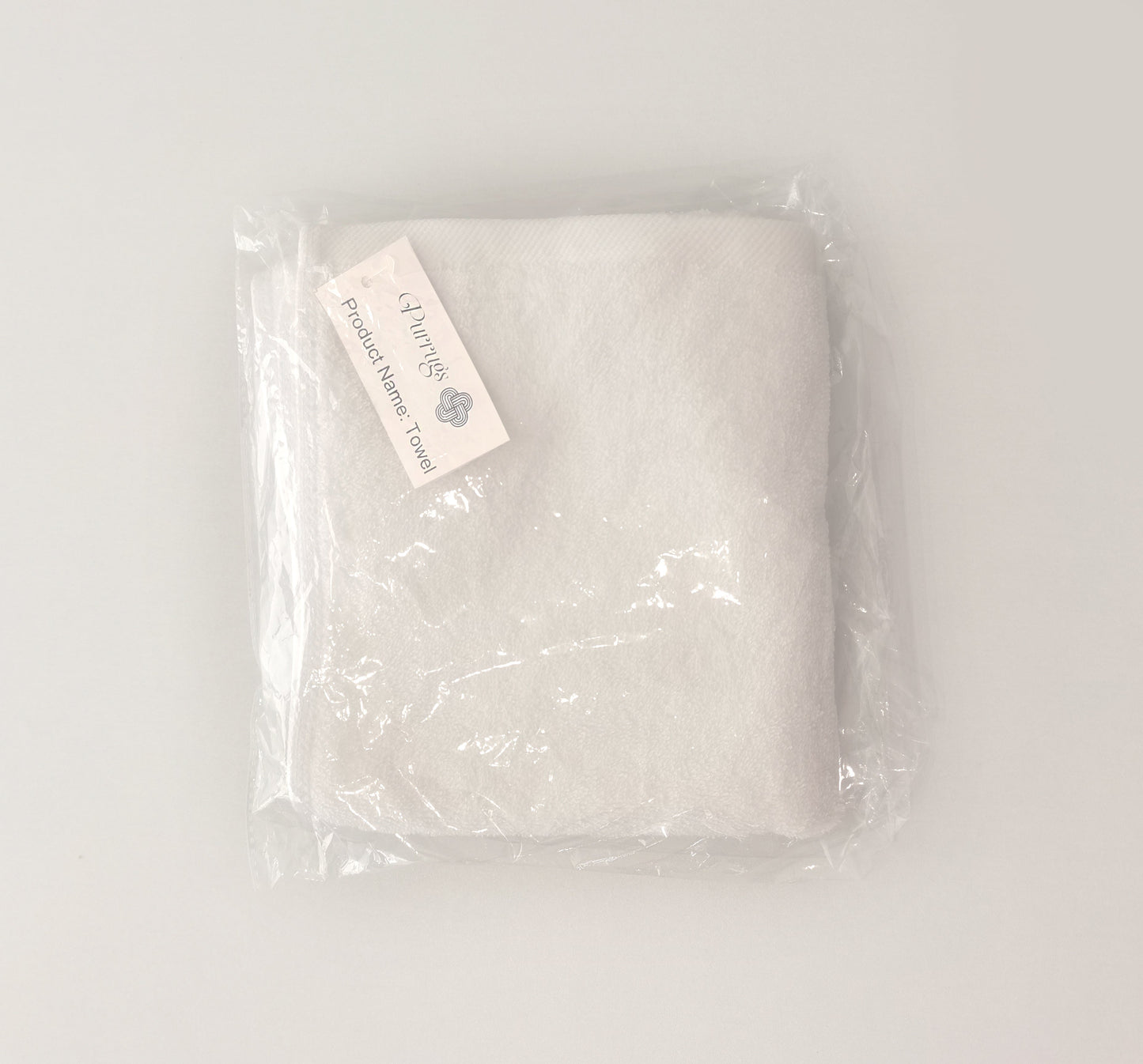 Purrugs Ultra-Soft 100% Cotton Face Towel – Highly Absorbent, Quick-Dry, Lightweight, and Durable – Perfect for Everyday Use, Travel, or Gym (White)